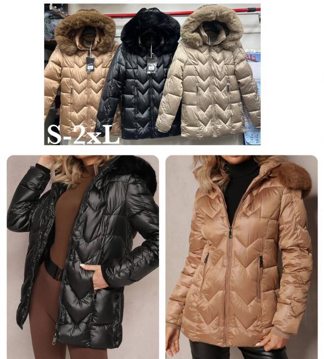 Kurtka damskie 3754 1 kolor  S-2XL