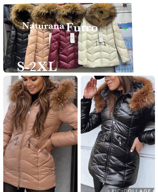 Kurtka damskie 3756 1 kolor  S-2XL