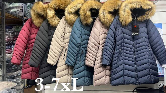 Kurtka damskie 3758 1 kolor  3XL-7XL