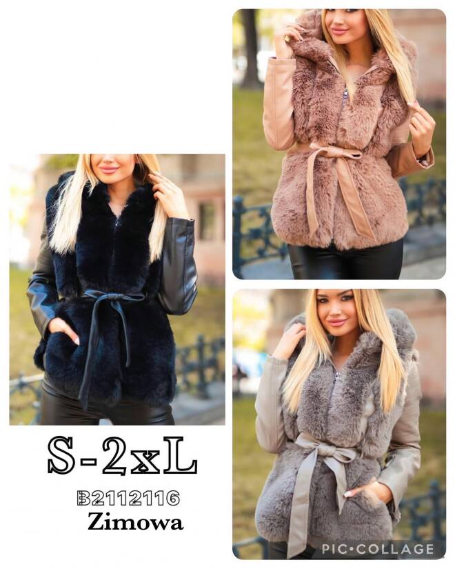 Kurtka damskie B2112116 1 kolor  S-2XL