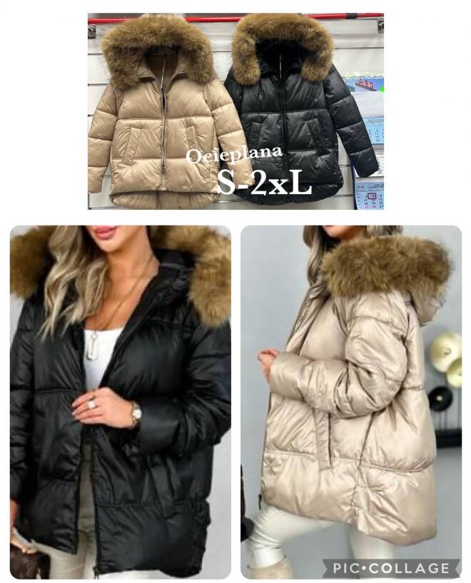 Kurtka damskie 3767 1 kolor  S-2XL