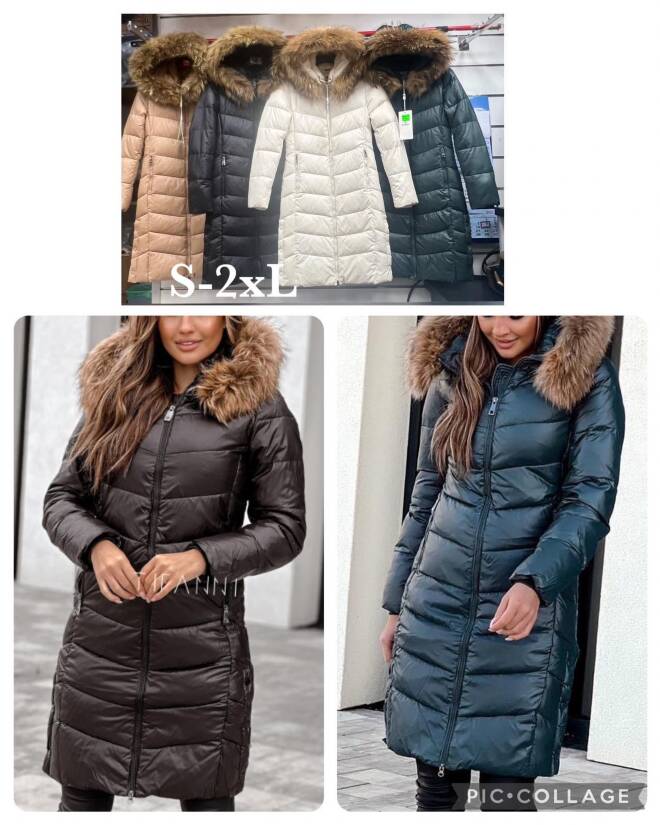 Płaszcze damskie 3772 1 kolor  S-2XL 1