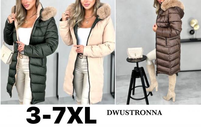 Płaszcze damskie 3779 1 kolor  3XL-7XL 1