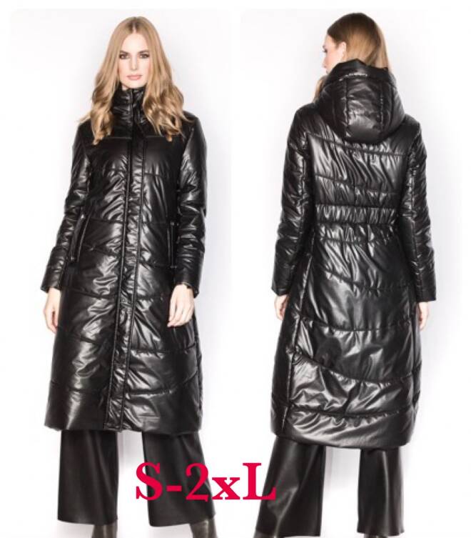 Płaszcze damskie 3780 1 kolor  S-2XL