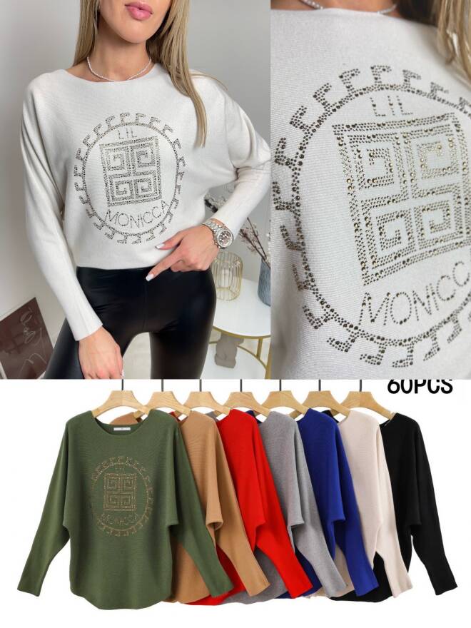 Sweter damskie 4091 Mix KOLOR  Standard