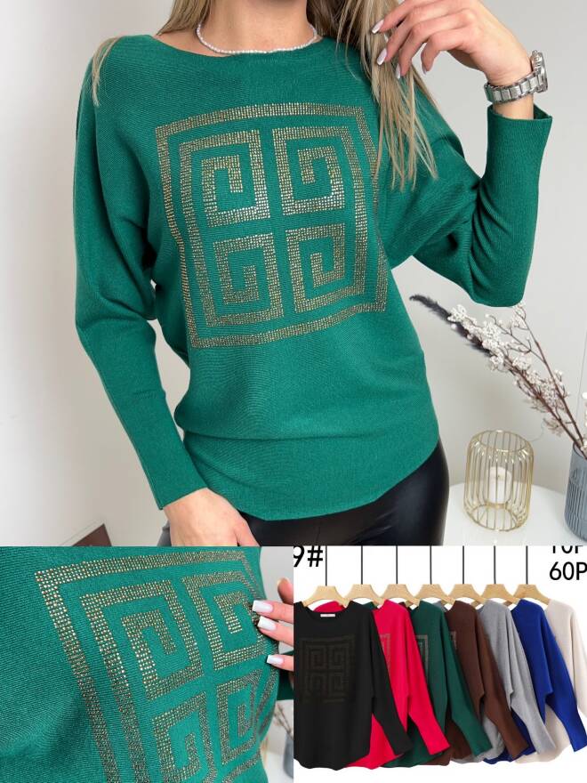 Sweter damskie 4092 Mix KOLOR  Standard