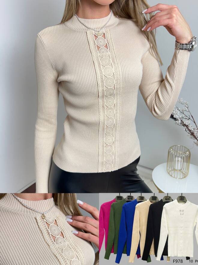 Sweter damskie F978 Mix KOLOR  Standard