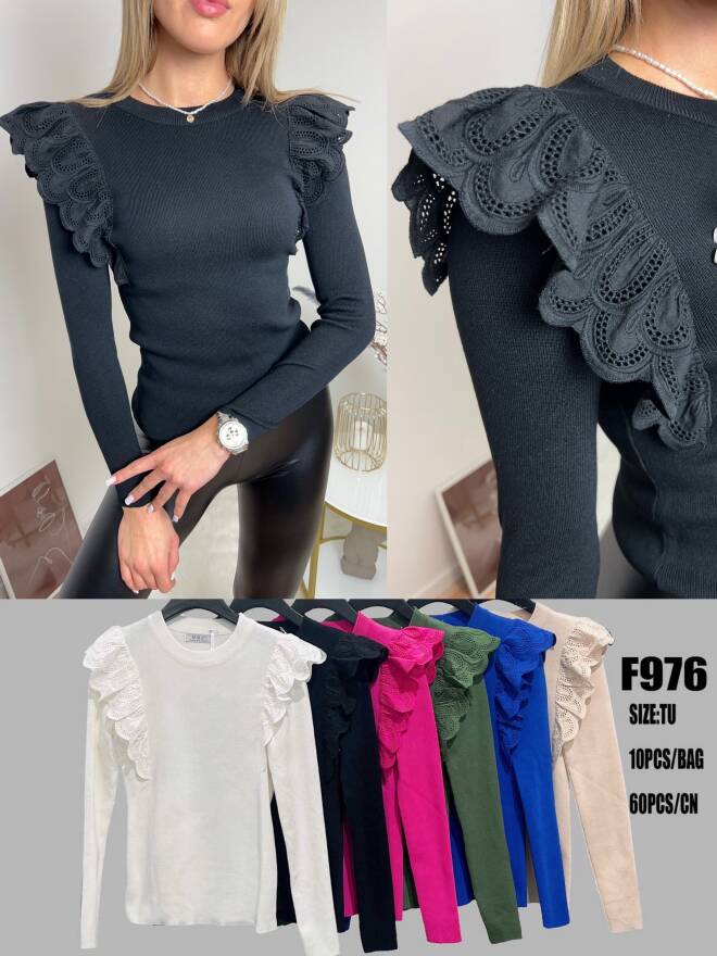 Sweter damskie F976 Mix KOLOR  Standard