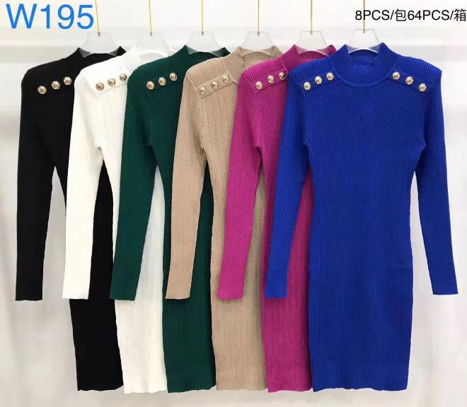 Sukienka damskie W195 Mix KOLOR  Standard 1