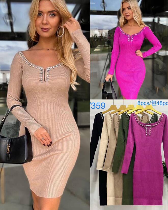 Sukienka damskie 359 Mix KOLOR  Standard