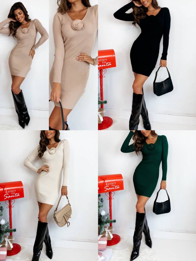 Sukienka damskie 4124 Mix KOLOR  Standard 1