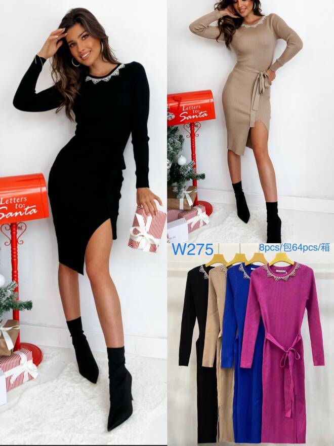 Sukienka damskie W275 Mix KOLOR  Standard