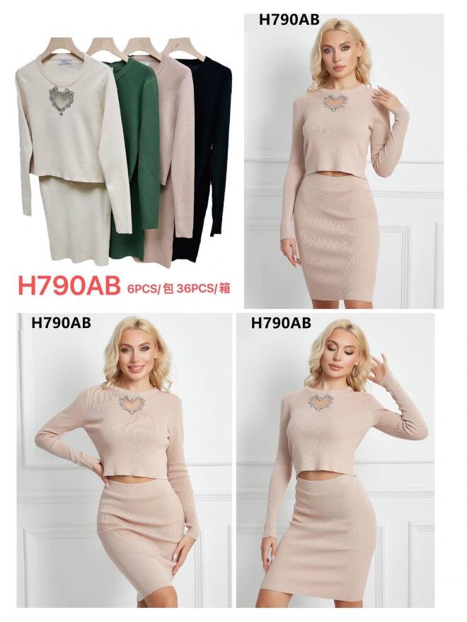 Komplet damskie H790AB Mix KOLOR  Standard 1