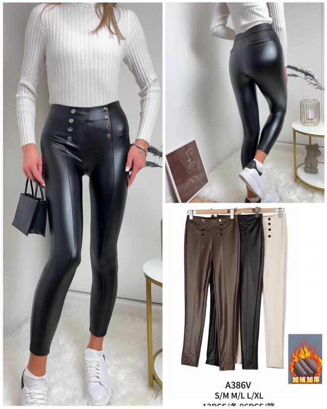 Leginsy damskie A386V Mix KOLOR  S-XL 1