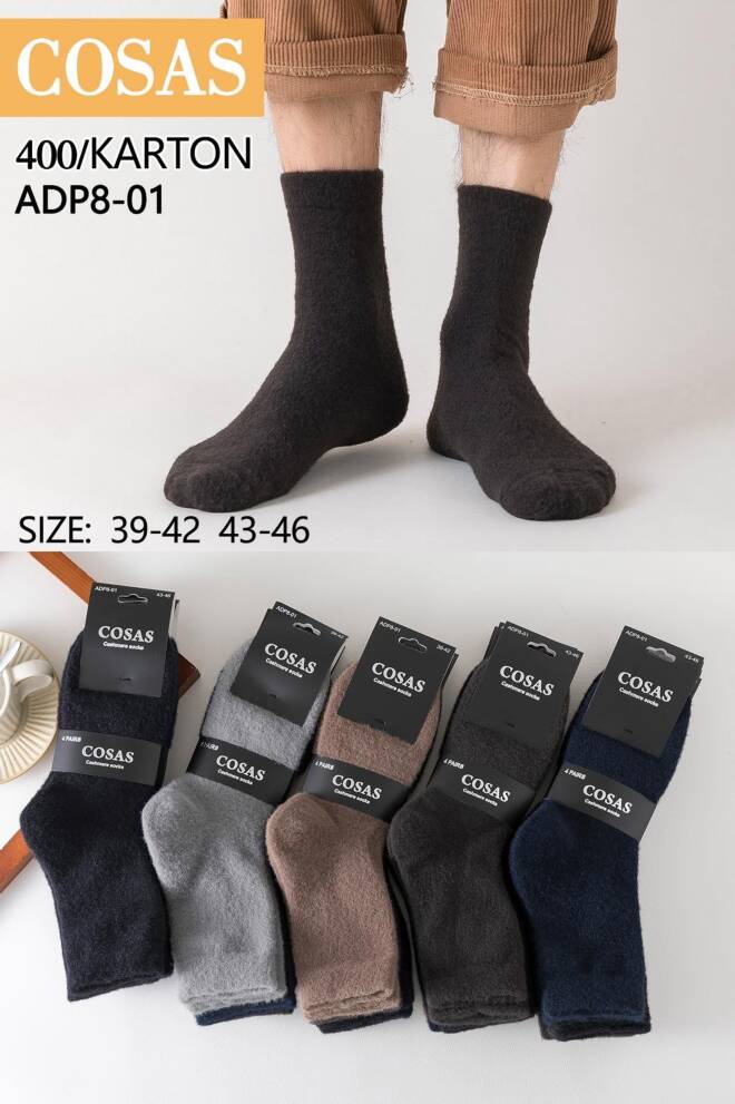 Skarpety męskie ADP8-01 Mix KOLOR  39-46