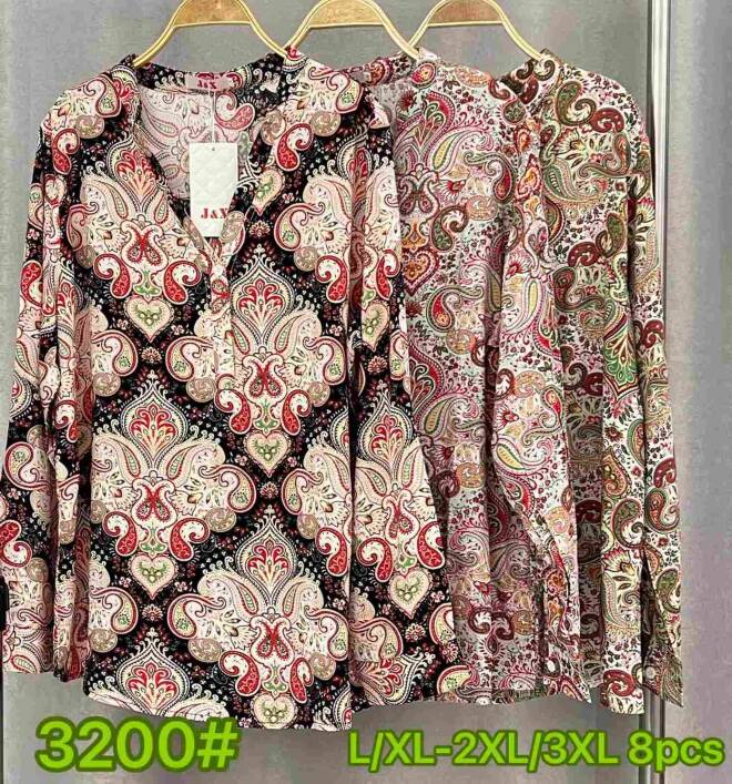 Koszula damskie 3200 Mix KOLOR  L-3XL 1