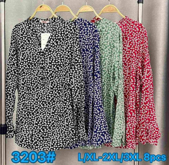 Koszula damskie 3203 Mix KOLOR  L-3XL 1