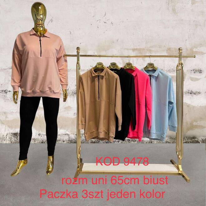 Bluza damskie 9478 Mix KOLOR  Standard (Towar Tureckie) 1