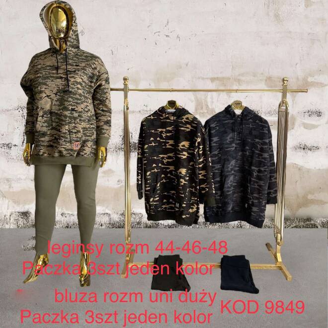 Bluza damskie 9849 Mix KOLOR  44-48 (Towar Tureckie) 1