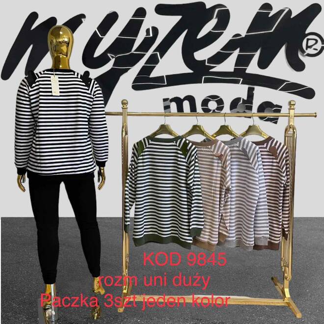 Bluza damskie 9845 Mix KOLOR  Standard (Towar Tureckie) 1