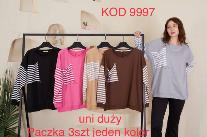 Bluza damskie 9997 Mix KOLOR  Standard (Towar Tureckie) 1