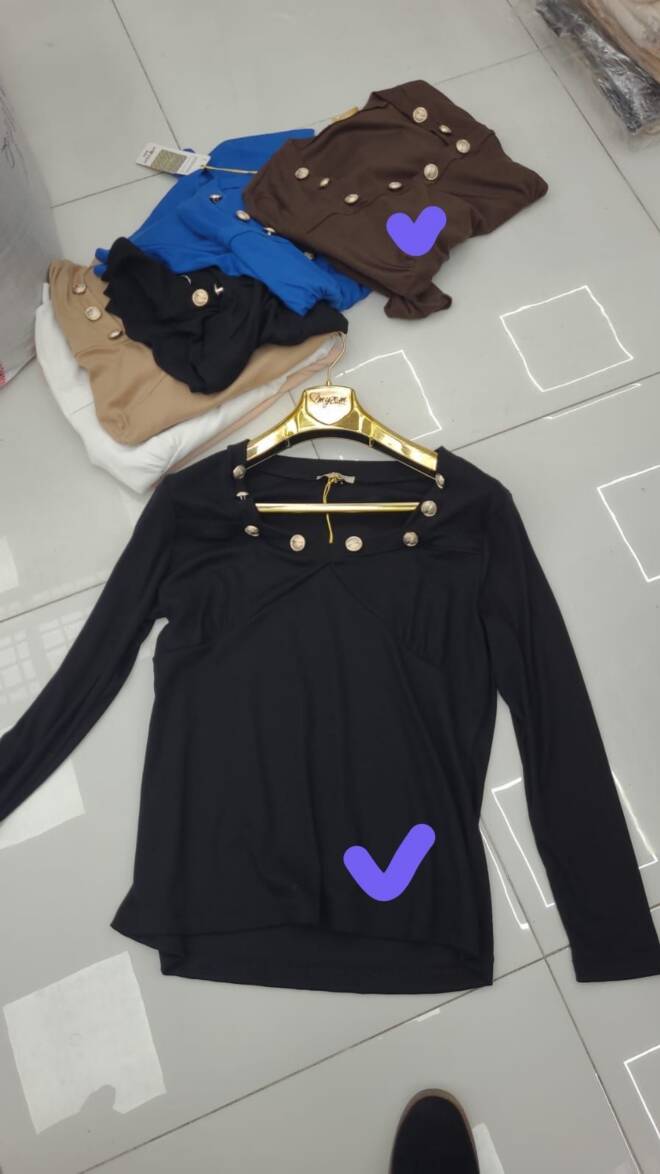 Bluzka damskie 4439 Mix KOLOR  Standard (Towar Tureckie) 1