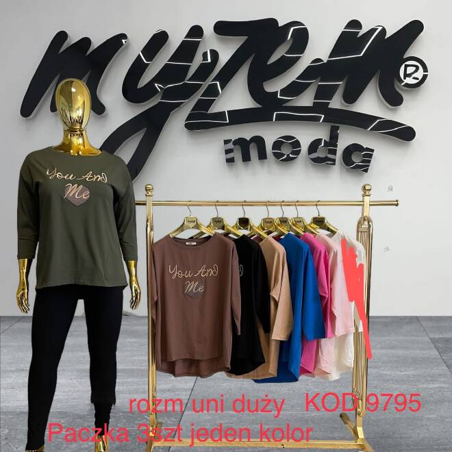 Bluzka damskie 9795 Mix KOLOR  Standard (Towar Tureckie) 1