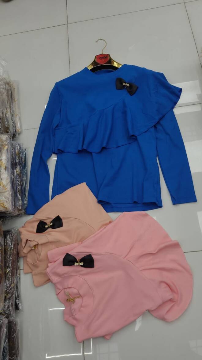 Bluzka damskie 4458 Mix KOLOR  Standard (Towar Tureckie)