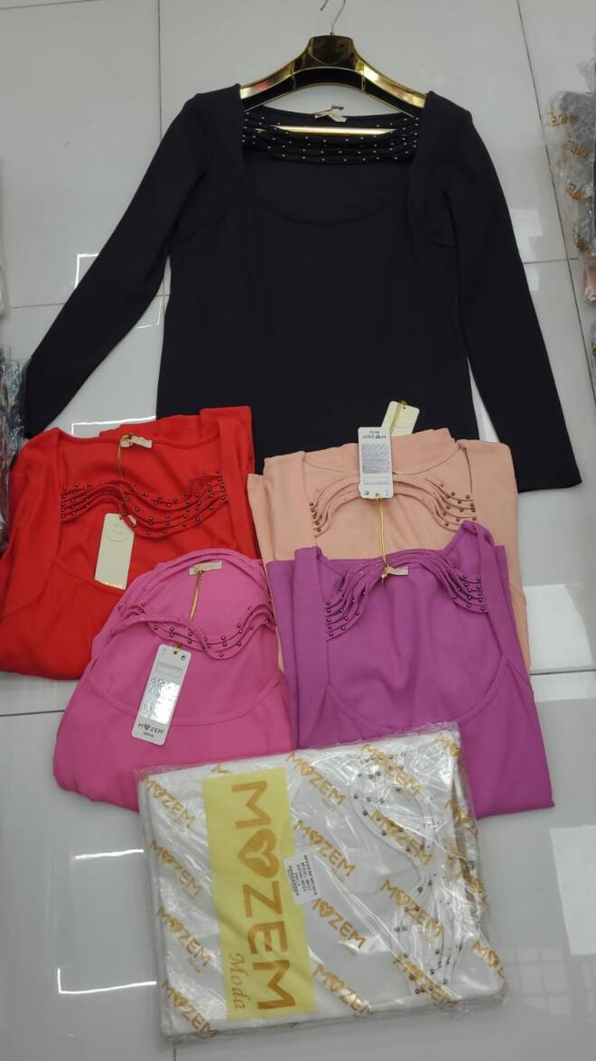 Bluzka damskie 4461 Mix KOLOR  Standard (Towar Tureckie)