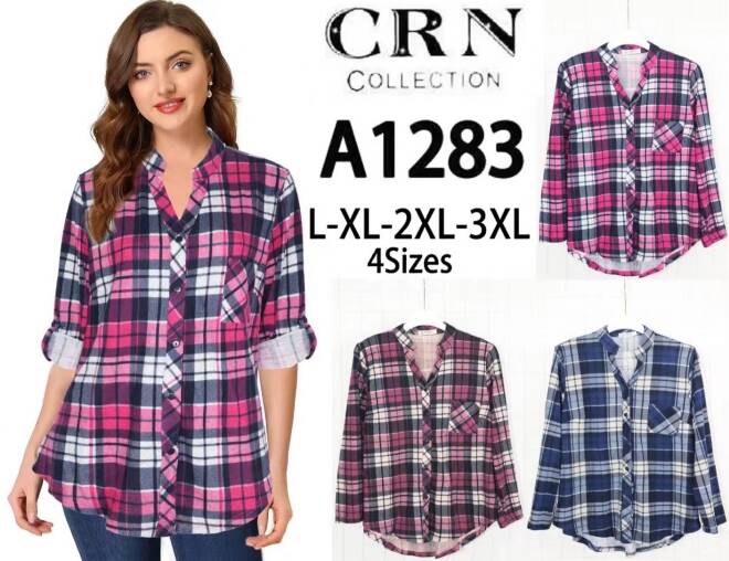 Koszula damskie A1283 Mix KOLOR  L-3XL