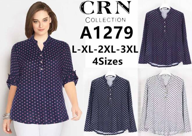 Koszula damskie A1279 Mix KOLOR  L-3XL