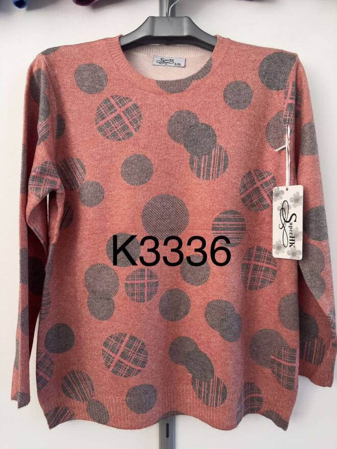Sweter damskie K3336 Mix KOLOR  M-2XL 1