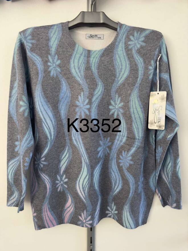 Sweter damskie K3352 Mix KOLOR  M-2XL 1