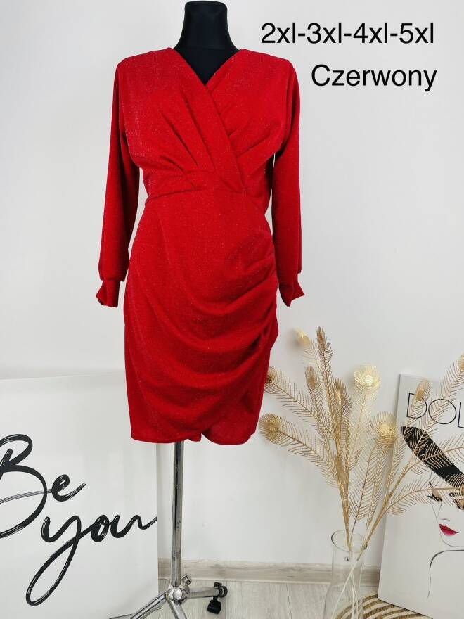 Sukienka damskie 4773 1 kolor  2XL-5XL (Towar Polskie)