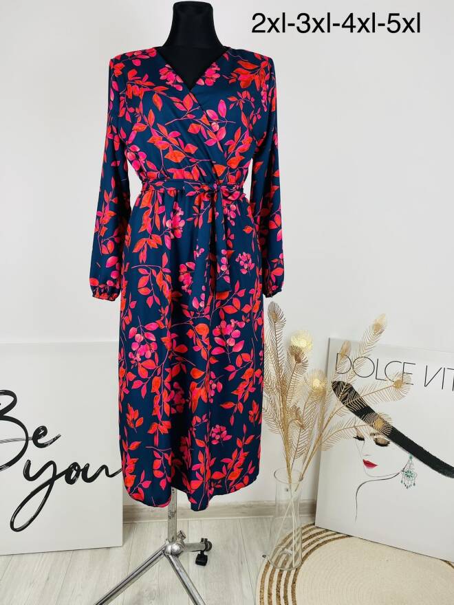 Sukienka damskie 4787 1 kolor  2XL-5XL (Towar Polskie)