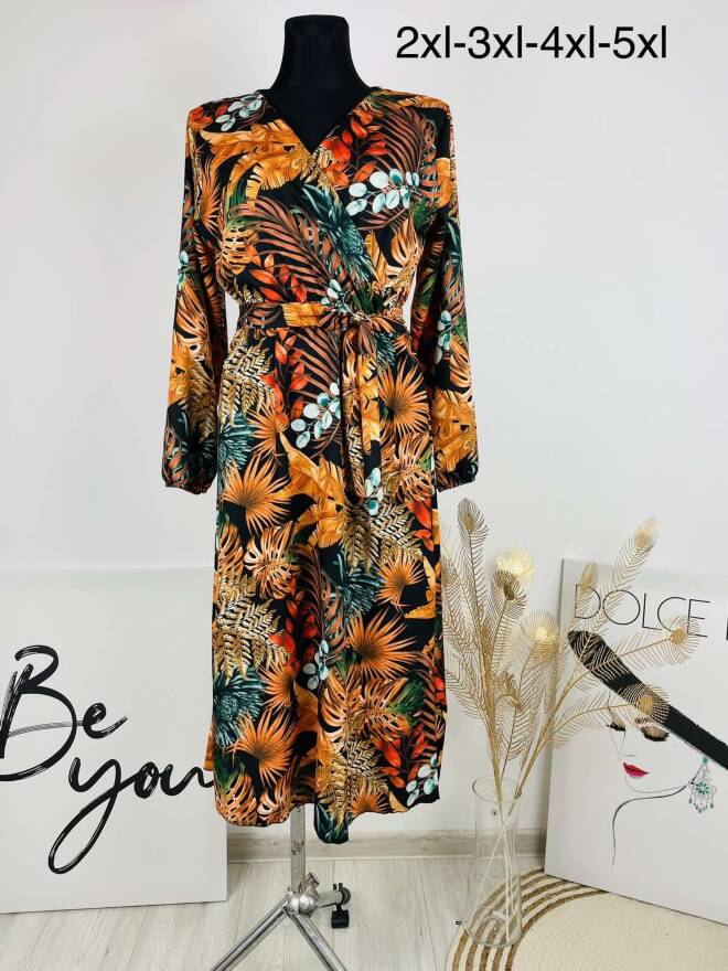 Sukienka damskie 4788 1 kolor  2XL-5XL (Towar Polskie)