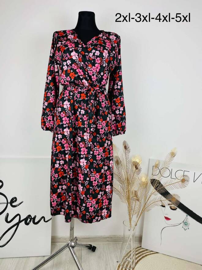 Sukienka damskie 4790 1 kolor  2XL-5XL (Towar Polskie)