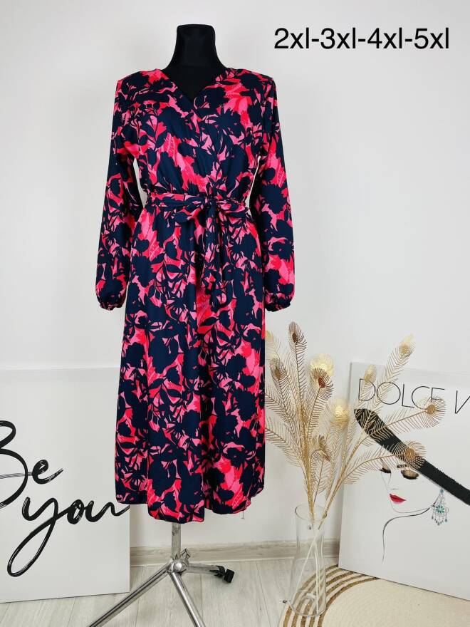 Sukienka damskie 4791 1 kolor  2XL-5XL (Towar Polskie)