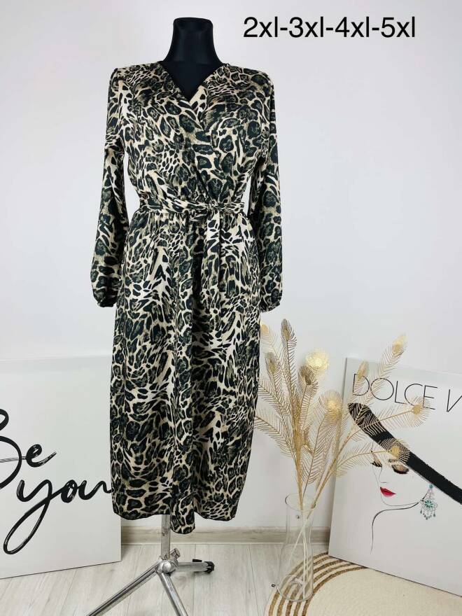 Sukienka damskie 4792 1 kolor  2XL-5XL (Towar Polskie)