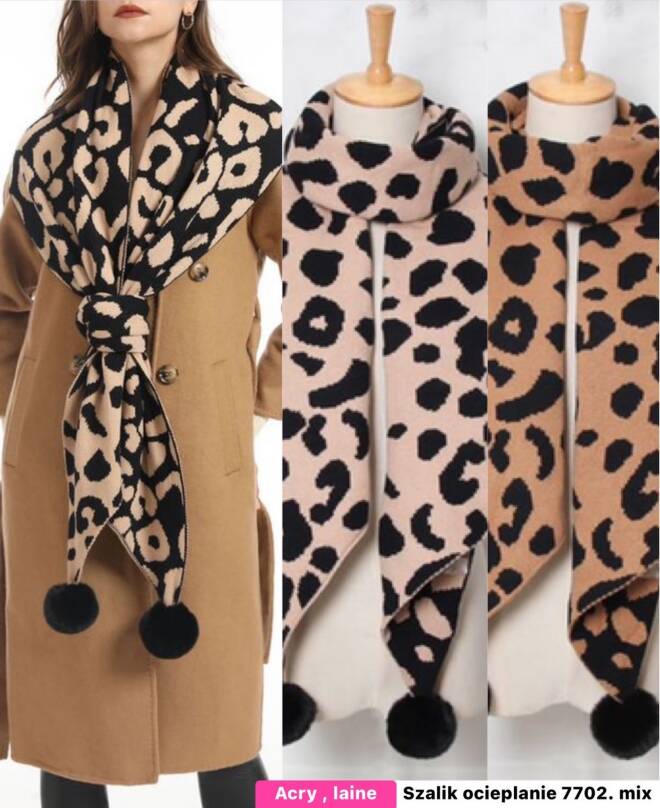 Szalik damskie 7702 Mix KOLOR  Standard 1