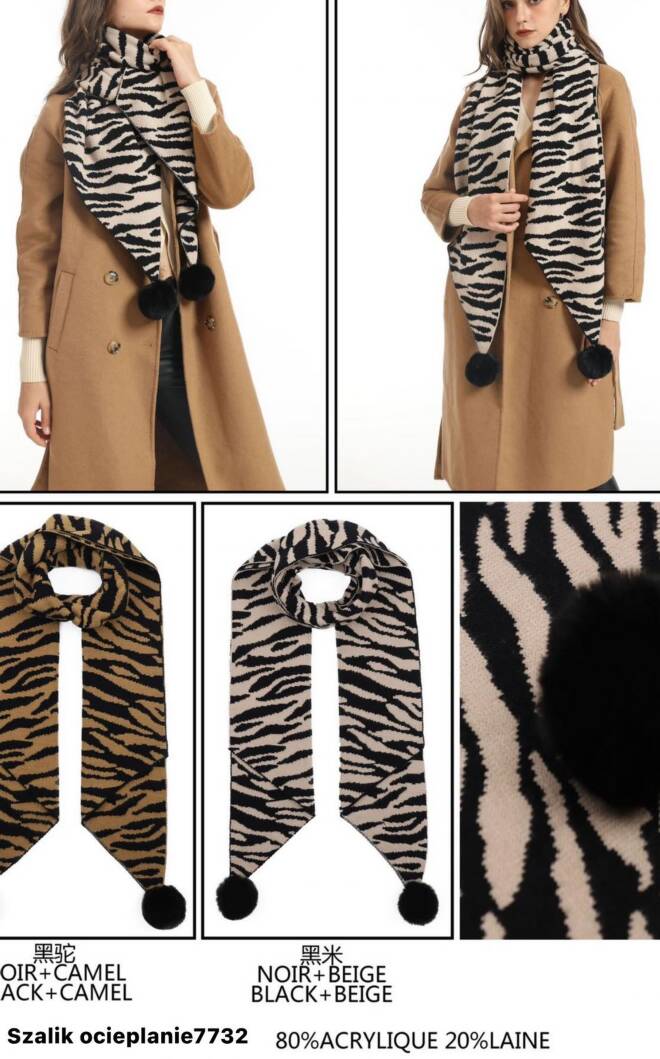 Szalik damskie 7732 Mix KOLOR  Standard