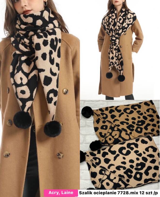 Szalik damskie 7728 Mix KOLOR  Standard 1