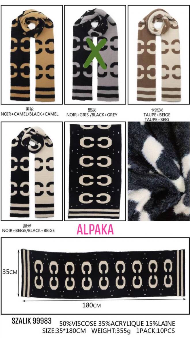 Szalik damskie 99983 Mix KOLOR  Standard 1