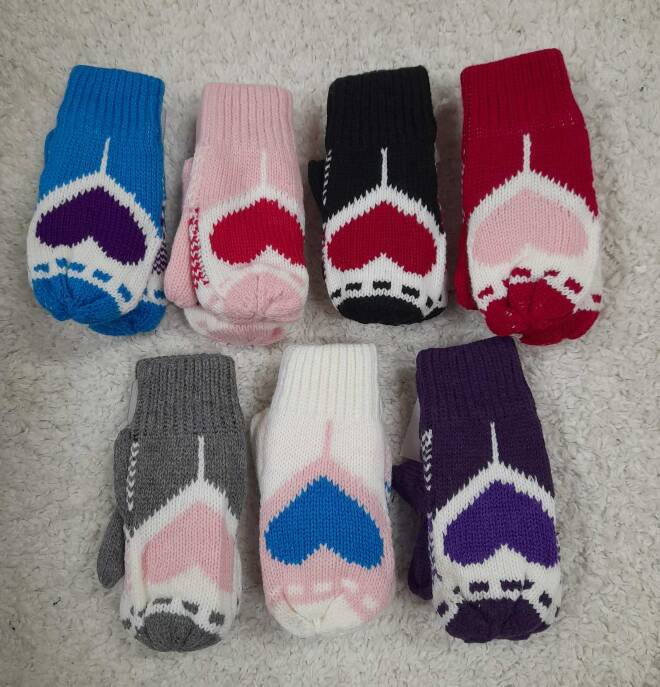 Rękawice dziecięce 4887 Mix KOLOR  Standard 1