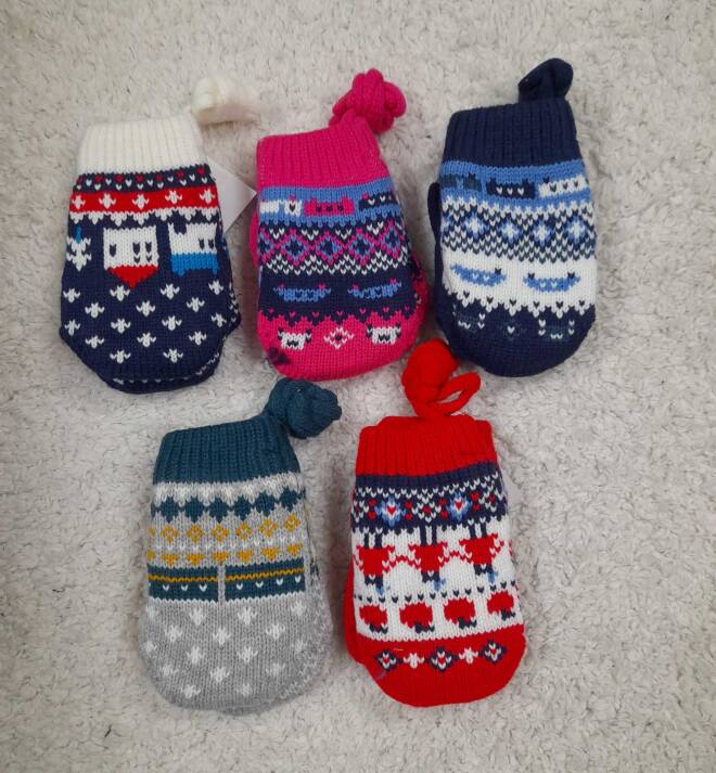 Rękawice dziecięce 4888 Mix KOLOR  Standard 1