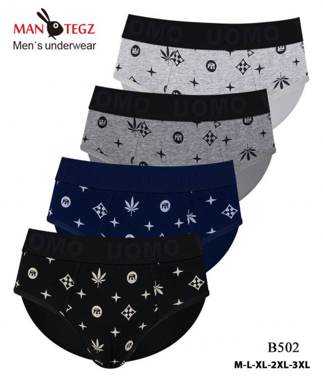 Slipy męskie B502 Mix KOLOR  M-3XL 1