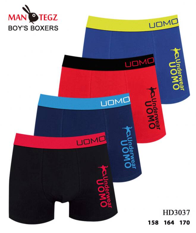 Bokserki chłopięce HD3037 Mix KOLOR  158-170 1