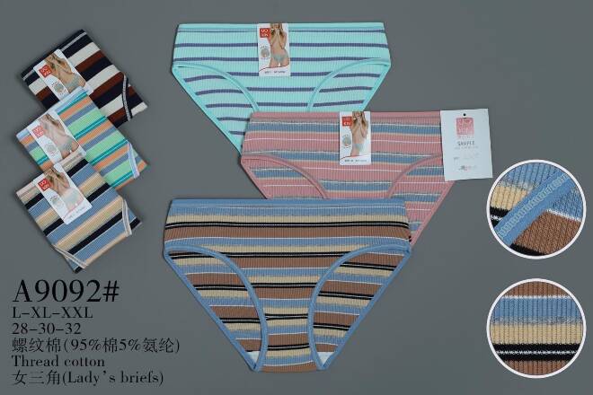 Majtki damskie A9092 Mix KOLOR  L-2XL