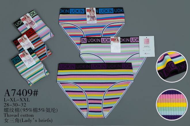 Majtki damskie A7409 Mix KOLOR  L-2XL