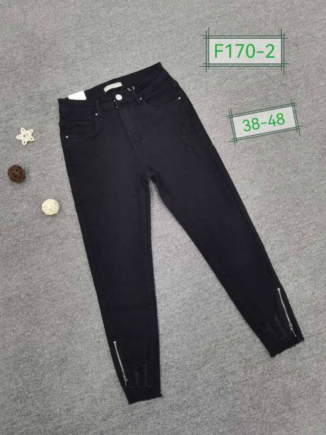 Jeansy damskie F170-2 1 kolor  38-48 1